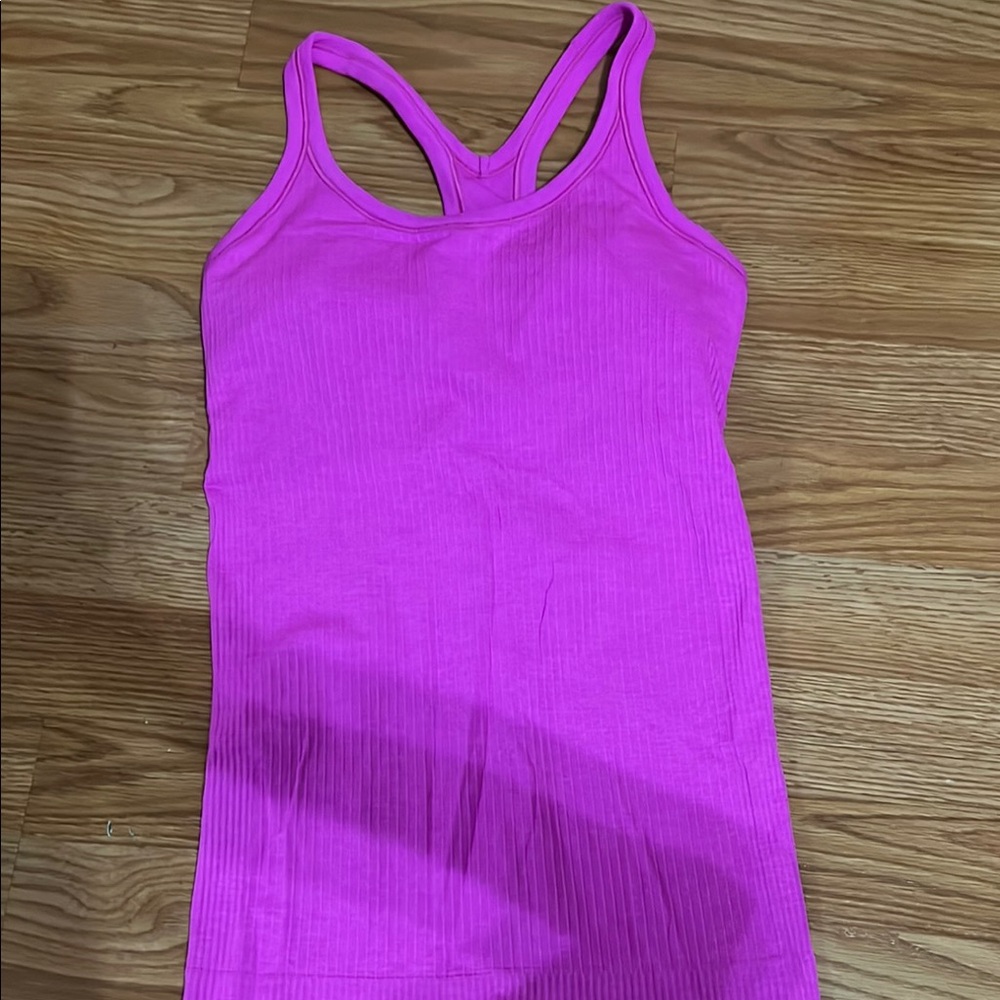 Lululemon Ebb to Street tank in Pow Pink